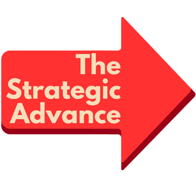 The logo for The Strategic Advance consulting firm.